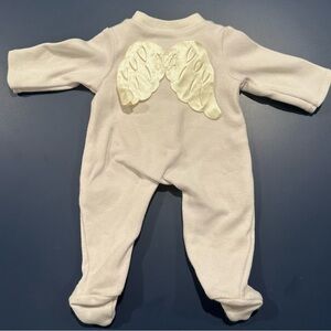 American Girl Bitty Baby - white onesie with angel wings on back